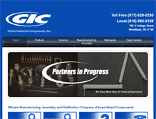 Tablet Screenshot of gic-co.net